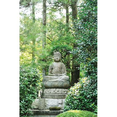 Repro Voorne tuinposter Boeddha