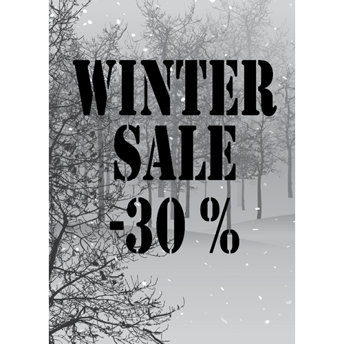 Winter Sale poster