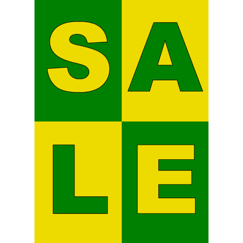 Sale - WPU011 groen-geel